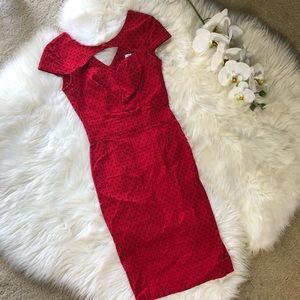 Vintage HellBunny pinup girl pencil dress!